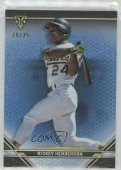 Rickey Henderson [Sapphire] #58 Baseball Cards 2021 Topps Triple Threads Prices