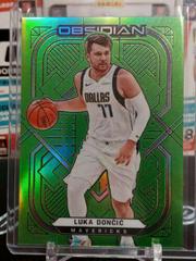 Luka Doncic [Green Flood] Basketball Cards 2020 Panini Obsidian Prices