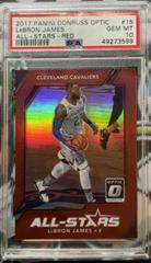 LeBron James [Red] #15 Basketball Cards 2017 Panini Donruss Optic All-Stars Prices