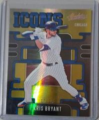 Kris Bryant [Spectrum Gold] Baseball Cards 2021 Panini Absolute Icons Prices