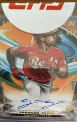 Spencer Steer [Orange] #BRES-SS Baseball Cards 2023 Topps Inception Rookie and Emerging Stars Autographs Prices