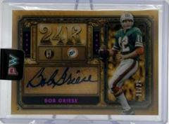 Bob Griese [Rose Gold] #24K-BG Football Cards 2023 Panini Gold Standard 24K Autographs Prices
