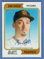 Blake Snell #ROA-BS Baseball Cards 2023 Topps Heritage Real One Autographs Prices