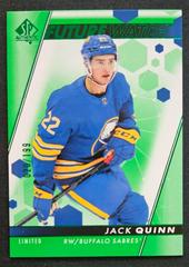 Jack Quinn [Limited Green] Hockey Cards 2022 SP Authentic Prices