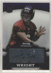 Kyle Wright [Autograph] Football Cards 2008 Bowman Sterling Prices