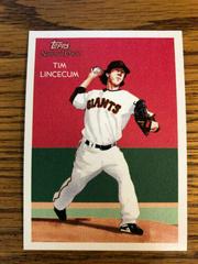 Tim Lincecum Baseball Cards 2010 Topps National Chicle Prices