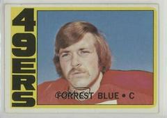 Forrest Blue Football Cards 1972 Topps Prices