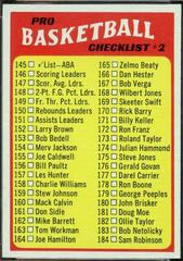 Checklist 145-233 #145 Basketball Cards 1971 Topps Prices