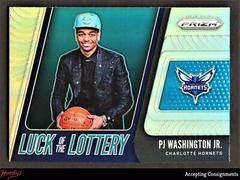 PJ Washington Jr. [Silver Prizm] Basketball Cards 2019 Panini Prizm Luck of the Lottery Prices
