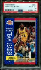 James Worthy [3-D Wrapper Redemption] Basketball Cards 1991 Fleer Prices