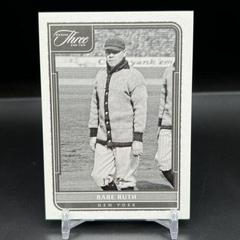 Babe Ruth #1 Baseball Cards 2022 Panini Three and Two Prices