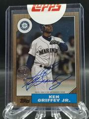 Ken Griffey Jr. [Gold] #87BA-KG Baseball Cards 2022 Topps 1987 Autographs Prices