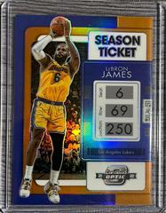 LeBron James [Orange] Basketball Cards 2021 Panini Contenders Optic Prices