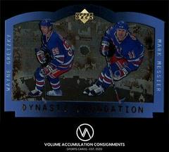 Mark Messier, Wayne Gretzky [Dynasty] #S1 Hockey Cards 1996 Upper Deck Ice Stanley Cup Foundation Prices