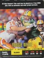 Reggie White Football Cards 1995 Panini Donruss Red Zone Prices