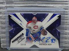 Patrick Roy [Purple Autograph] #RFX-2 Hockey Cards 2022 SPx Radiance FX Prices