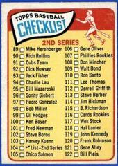 Checklist 89-176 #104 Baseball Cards 1965 O Pee Chee Prices