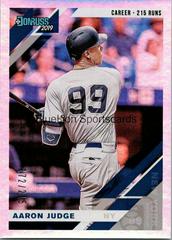 Aaron Judge [Career Stat Line] Baseball Cards 2019 Panini Donruss Prices
