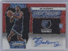 GG Jackson II [Red] #10 Basketball Cards 2023 Panini Prizm Fast Break Rookie Autograph Prices