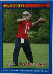 David Greene [Blue] #178 Football Cards 2005 Bazooka Prices