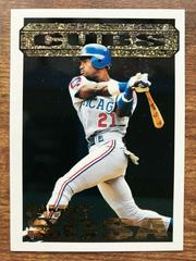 Sammy Sosa #42 Baseball Cards 1994 Topps Black Gold Prices