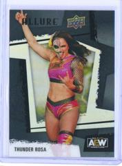 Thunder Rosa [Black Rainbow] #14 Wrestling Cards 2022 Upper Deck Allure AEW Prices