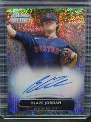 Blaze Jordan [Speckle] Baseball Cards 2022 Bowman Sterling Prospect Autographs Prices