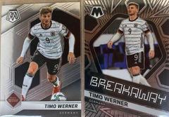 Timo Werner Soccer Cards 2021 Panini Mosaic Road to FIFA World Cup Breakaway Prices