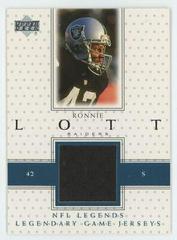 Ronnie Lott #LJ-RL Football Cards 2000 Upper Deck Legends Legendary Jerseys Prices