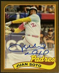 Juan Soto [Gold] #89BA-JS Baseball Cards 2024 Topps 1989 Autograph Prices