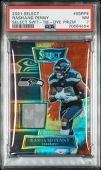 Rashaad Penny [Tie Dye] #SS-RPE Football Cards 2021 Panini Select Swatches Prices