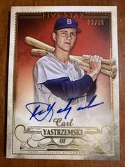 Carl Yastrzemski [Gold] #FSA-CY Baseball Cards 2016 Topps Five Star Autographs Prices