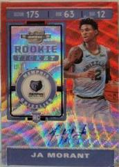 JA Morant [Autograph Red Wave] #106 Basketball Cards 2019 Panini Contenders Optic Prices