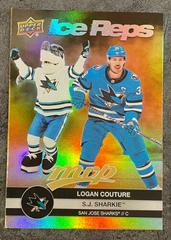 Logan Couture, S. J. Sharkie [Gold] Hockey Cards 2023 Upper Deck MVP Ice Reps Prices