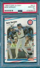 Bob Dernier #417 Baseball Cards 1988 Fleer Glossy Prices