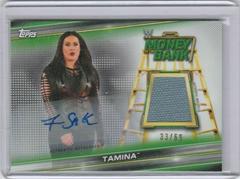 Tamina Wrestling Cards 2019 Topps WWE Money in the Bank Mat Relic Autographs Prices