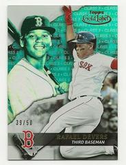 Rafael Devers [Class 3 Blue] #13 Baseball Cards 2020 Topps Gold Label Prices