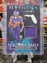 Dalvin Cook [Turquoise] #HR-DCO Football Cards 2022 Panini Origins Hometown Roots Prices