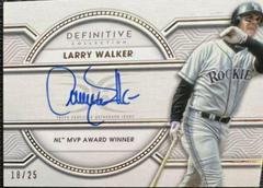 Larry Walker #LAC-LW Baseball Cards 2022 Topps Definitive Legendary Autograph Collection Prices