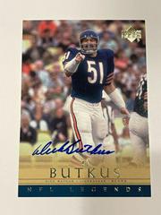 Dick Butkus [Gold] Football Cards 2000 Upper Deck Legends Autographs Prices