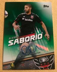 Alvaro Saborio [Autograph Green] Soccer Cards 2016 Topps MLS Prices