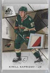 Kirill Kaprizov [Gold Premium Memorabilia] #10 Hockey Cards 2021 SP Game Used Prices