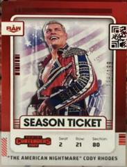 The American Nightmare' Cody Rhodes [Red] #108 Wrestling Cards 2022 Panini Chronicles WWE Prices
