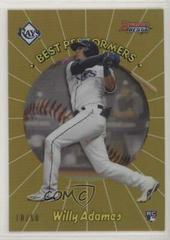 Willy Adames [Gold] #WA Baseball Cards 2018 Bowman's Best 1998 Performers Prices