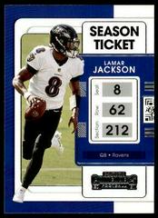 Lamar Jackson #7 Football Cards 2021 Panini Contenders Prices