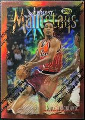 Rod Strickland Refractor w Coating Basketball Cards 1996 Finest Prices