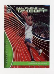 Andrew Wiggins [Green] #9 Basketball Cards 2019 Panini Donruss Optic All Clear for Takeoff Prices