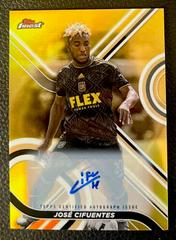 Jose Cifuentes [Autograph Gold] Soccer Cards 2022 Finest MLS Prices