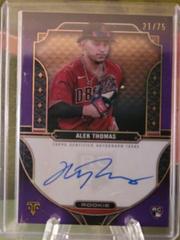 Alek Thomas [Amethyst] #RA-AT Baseball Cards 2022 Topps Triple Threads Rookie Autographs Prices