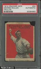 George Mullen [Mullin] #24 Baseball Cards 1914 Cracker Jack Prices